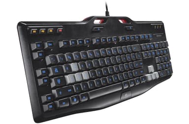 Logitech G105 keyboard Gaming USB Russian Black view 4