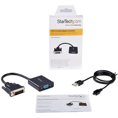 StarTech.com DVI-D to VGA Active Adapter Converter Cable - 1080p view 2