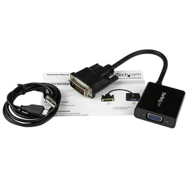 StarTech.com DVI-D to VGA Active Adapter Converter Cable - 1080p view 4