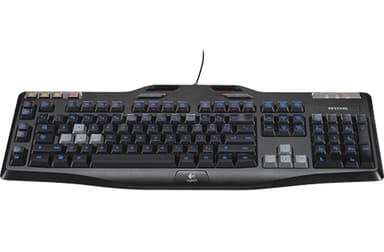 Logitech G105 keyboard Gaming USB Russian Black view 3