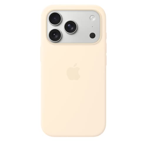 Apple iPhone 17 Pro Silicone Case with MagSafe – Vanilla