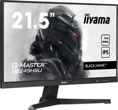 iiyama G-MASTER G2245HSU-B2 computer monitor 54.6 cm (21.5") 1920 x 1080 pixels Full HD LED Black view 1