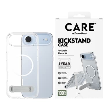 PanzerGlass CARE™ by ® Kickstand Case Transparent w. MagSafe iPhone Air view 2