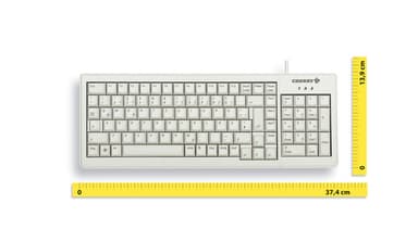 CHERRY XS keyboard Home USB QWERTZ German Grey view 3