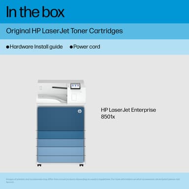 HP LaserJet Enterprise 8501x Black and white Printer view 6