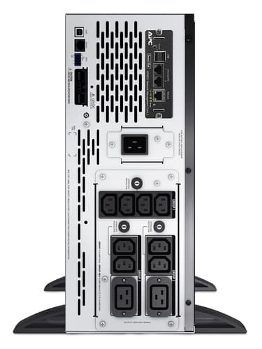 APC Smart-UPS X SMX3000HVNC - 3000VA, 8x C13 + 2x C19 outlet, USB, expandable runtime, short depth, NMC view 4