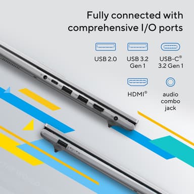 ASUS Vivobook 15 X1504VA-BQ2890W Intel Core 5 120U Laptop 39.6 cm (15.6") Full HD 8 GB DDR4-SDRAM 512 GB SSD Wi-Fi 6 (802.11ax) Windows 11 Home Silver view 6