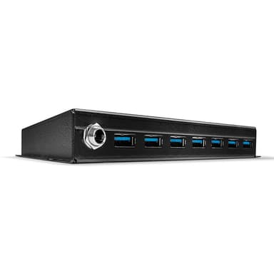 Lindy 7 Port USB 3.0 Metal Hub view 1
