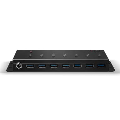 Lindy 7 Port USB 3.0 Metal Hub view 3