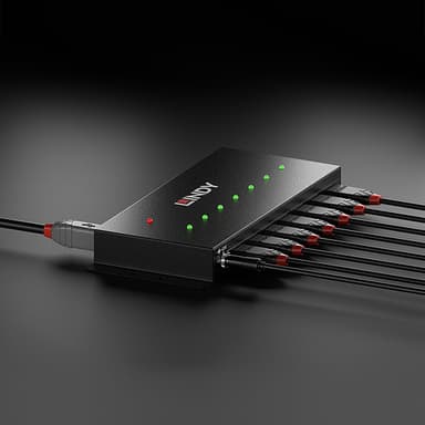 Lindy 7 Port USB 3.0 Metal Hub view 5