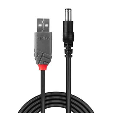 Lindy USB 2.0 Type A to 5.5mm DC Cable, 1.5m view 2