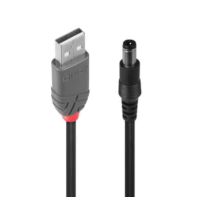 Lindy USB 2.0 Type A to 5.5mm DC Cable, 1.5m view 1