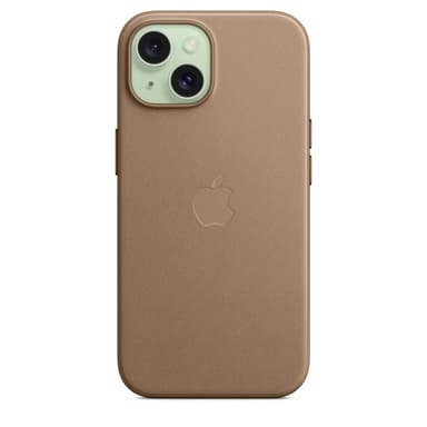 Apple iPhone 15 FineWoven Case with MagSafe - Taupe view 4