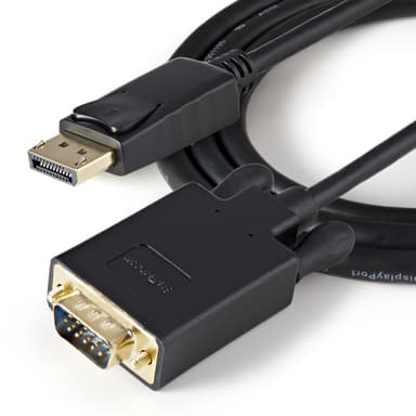 StarTech.com 3ft (91cm) DisplayPort to VGA Cable - Active DisplayPort to VGA Adapter Cable - 1080p Video - DP to VGA Monitor Cable - DP 1.2 to VGA Converter - Latching DP Connector view 4