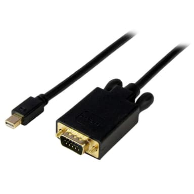 StarTech.com 6ft (2m) Mini DisplayPort to VGA Cable - Active Mini DP to VGA Adapter Cable - 1080p Video - mDP 1.2 or Thunderbolt 1/2 Mac/PC to VGA Monitor/Display - Converter Cord view 1