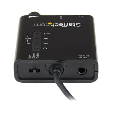 StarTech.com USB Stereo Audio Adapter External Sound Card with SPDIF Digital Audio and Stereo Mic view 4