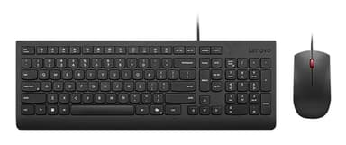Lenovo 4X31R64425 keyboard Mouse included Home/Office USB Norwegian Black view 1