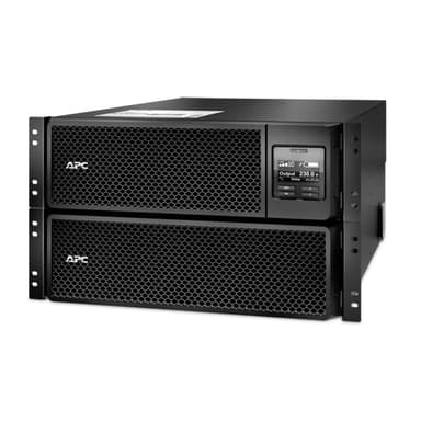 APC Smart-UPS On-Line SRT8KRMXLI - 8kW/VA, 6x C13 + 4x C19 + hardwire 1phase output, rack mountable, Embedded NMC view 1