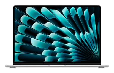 Apple MacBook Air Apple M M4 Laptop 38.9 cm (15.3") 16 GB 256 GB SSD Wi-Fi 6E (802.11ax) macOS Sequoia Silver view 1