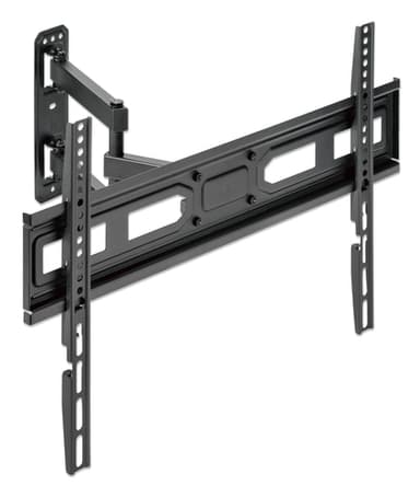 Manhattan Wall Mount for TV & Monitors (Full Motion), For screens 32" to 65", VESA compatibility: all between 100x100mm to 600x400mm - check the dimensions of the four mounting holes on back of screen to ensure it fits, Max 35kg, Black, Bracket, Lifetime Warranty view 2