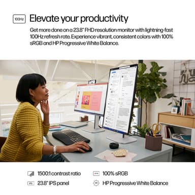 HP Series 5 Pro 23.8 inch FHD Monitor - 524pf view 7