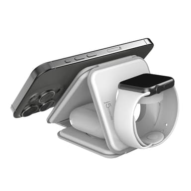 j5create Qi2 3-in-1 Magnetic Travel Wireless Charging Station view 4
