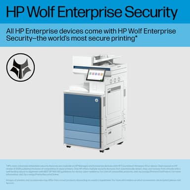HP LaserJet Enterprise 8801dn Multifunction Color Printer, Only Ethernet; Duplex; Copier, Scanner view 10
