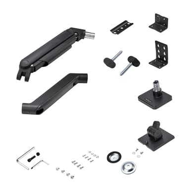 StarTech.com Monitor Desk Mount for up to 49in 32:9 Ultrawide Curved Screens, Mechanical Spring Arm, C-Clamp/Grommet, Tool-Less Adjustment, Max 44lb/20kg view 10