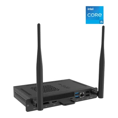 BenQ TEY41-i5 Intel® Core™ i5 i5-1235U 16 GB DDR4-SDRAM 256 GB SSD Windows 11 Pro Rack-mounted chassis PC Black view 3