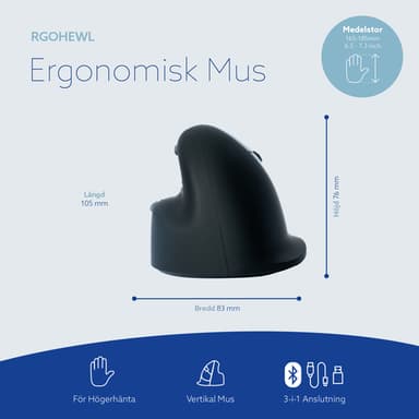 R-Go Tools Numeric keypad R-Go Numpad Break, ergonomic numeric keypad with break software, bluetooth, white view 8