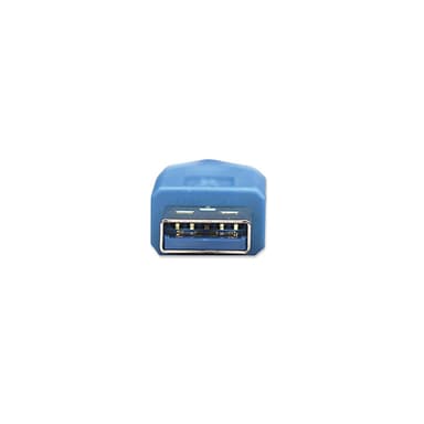 Manhattan USB-A to USB-A Extension Cable, 2m, Male to Female, Blue, 5 Gbps (USB 3.2 Gen1 aka USB 3.0), SuperSpeed USB, Lifetime Warranty, Equivalent to USB3SEXT2MBK (except colour). view 4