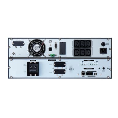 APC Easy UPS On-Line, 1000VA, Lithium-ion, Rack/Tower 4U, 230V, 6 IEC C13 outlets, Intelligent Card Slot, Extended runtime, W/ rail kit view 2