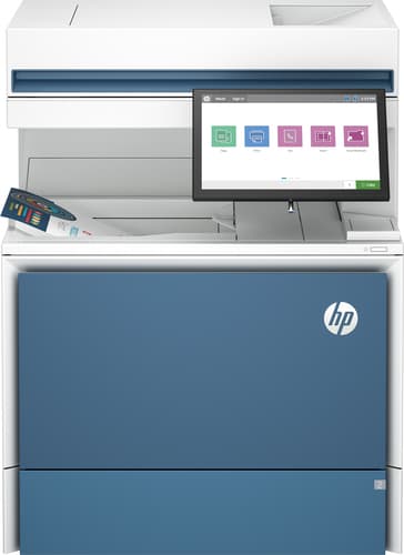 HP Color LaserJet Enterprise Flow MFP 6800zf Printer view 3