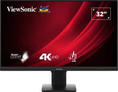 Viewsonic VG3208-4K computer monitor 81.3 cm (32") 3840 x 2160 pixels 4K Ultra HD LED Black view 1