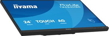 iiyama ProLite T2454MSC-B3AG computer monitor 60.5 cm (23.8") 1920 x 1080 pixels Full HD LED Touchscreen Multi-user Black view 5