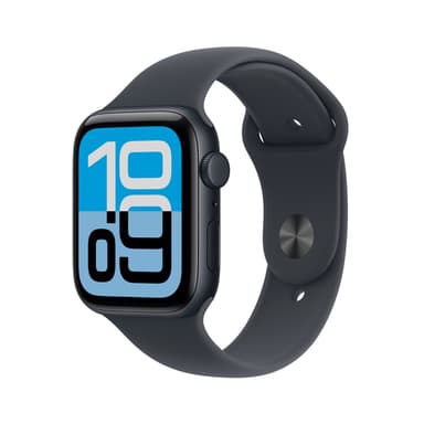 Apple Watch SE (3nd generation) SE 3 GPS + Cellular 44mm Midnight Aluminium Case with Midnight Sport Band - M/L view 1
