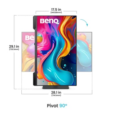 BenQ PV3200U computer monitor 80 cm (31.5") 3840 x 2160 pixels 4K Ultra HD LCD Black view 4