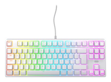 CHERRY K4V2 RGB Tenkeyless White edition, Mechanical gaming keyboard, Nordic view 1