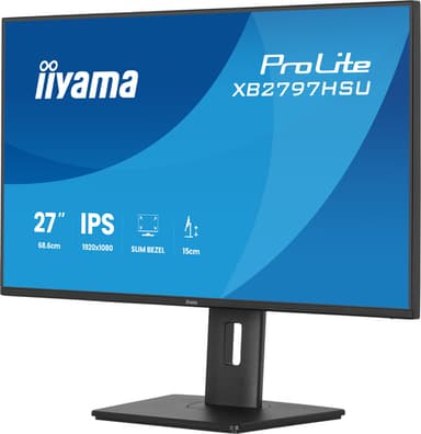 iiyama ProLite XB2797HSU-B1 computer monitor 68.6 cm (27") 1920 x 1080 pixels Full HD LED Black view 7
