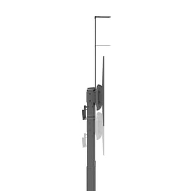 Manhattan Trolley Mount Stand for TV & Monitors (crank handle height adjust), For screens: 37" to 120",VESA compatibility:all between 200x200 to 1000x600mm -check the dimensions of the four mounting holes on back of screen to ensure it fits,Max 120kg,1180 to 1630mm view 12