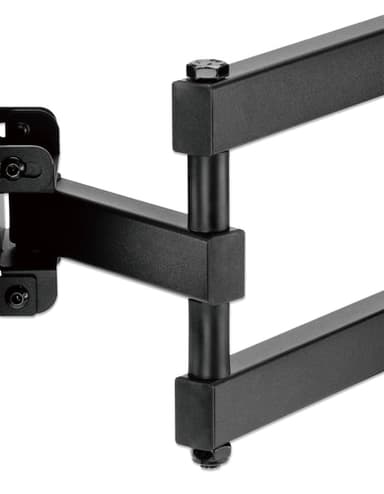 Manhattan Wall Mount for TV & Monitors (Full Motion), For screens 32" to 65", VESA compatibility: all between 100x100mm to 600x400mm - check the dimensions of the four mounting holes on back of screen to ensure it fits, Max 35kg, Black, Bracket, Lifetime Warranty view 6