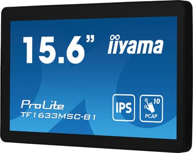 iiyama ProLite TF1633MSC-B1 computer monitor 39.6 cm (15.6") 1920 x 1080 pixels Full HD Touchscreen Black view 7