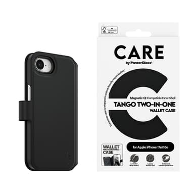 PanzerGlass CARE™ by ® Tango 2-in-1 Wallet Case w. Qi iPhone 17e | 16e view 3