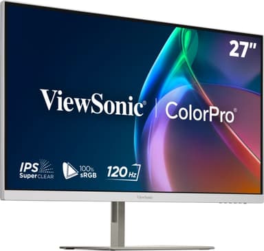 Viewsonic VP Series VP2766-2K-W computer monitor 68.6 cm (27") 2560 x 1440 pixels Quad HD LED White, Silver view 4