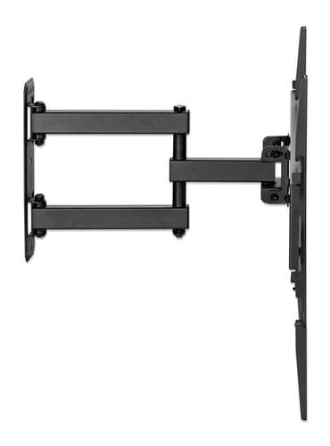 Manhattan Wall Mount for TV & Monitors (Full Motion), For screens 32" to 65", VESA compatibility: all between 100x100mm to 600x400mm - check the dimensions of the four mounting holes on back of screen to ensure it fits, Max 35kg, Black, Bracket, Lifetime Warranty view 4