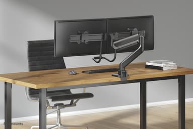 Neomounts DS75-450BL2 Monitor arm 17-32" - gas spring - Topfix - 180°-stop view 17