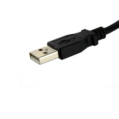 StarTech.com 3 ft Panel Mount USB Cable A to A - F/M view 4
