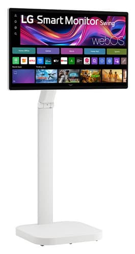LG 32U889SA-W computer monitor 80 cm (31.5") 3840 x 2160 pixels 4K Ultra HD LCD Touchscreen White view 2