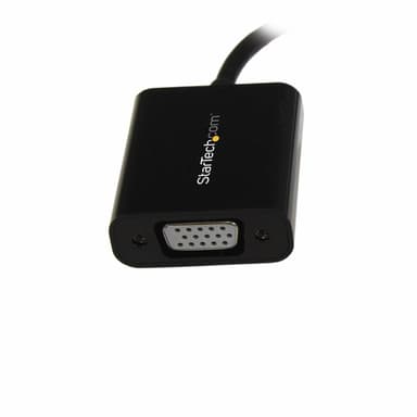 StarTech.com Mini DisplayPort to VGA Adapter - Active Mini DP to VGA Converter - 1080p Video - mDP or Thunderbolt 1/2 Mac/PC to VGA Monitor/Projector/Display - mDP 1.2 to VGA Dongle - Black view 3
