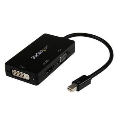 StarTech.com Travel A/V Adapter: 3-in-1 Mini DisplayPort to VGA DVI or HDMI Converter view 1